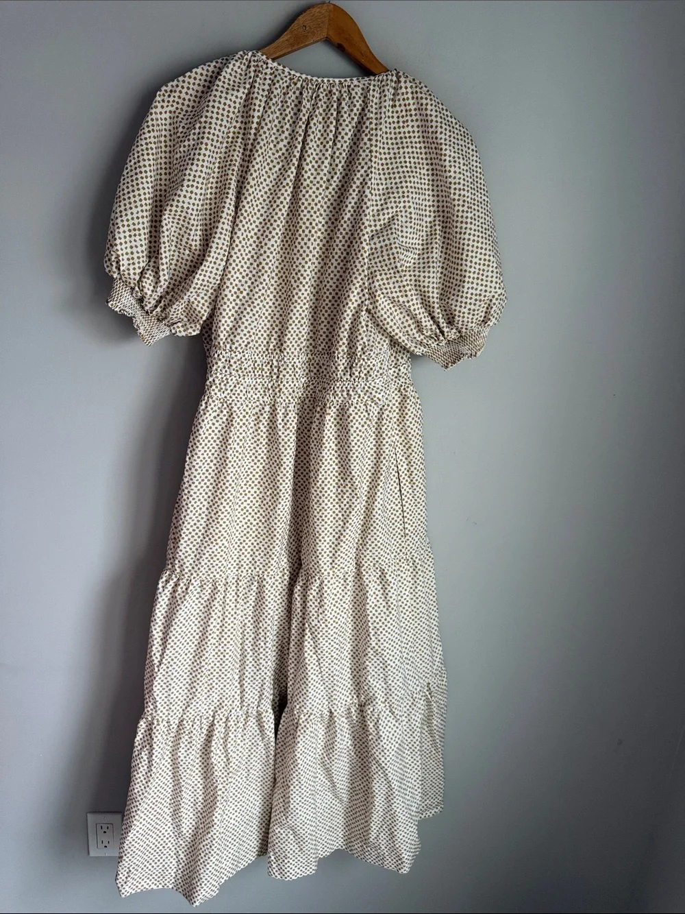 NEW Anthropologie The Somerset Maxi Dress: Puff-Sleeve Edition XL